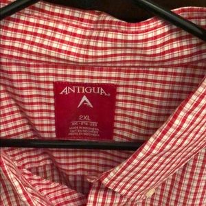 Antigua Shirts - Men’s UGA button down shirt Antigua Shirts - Men’s UGA button down shirt